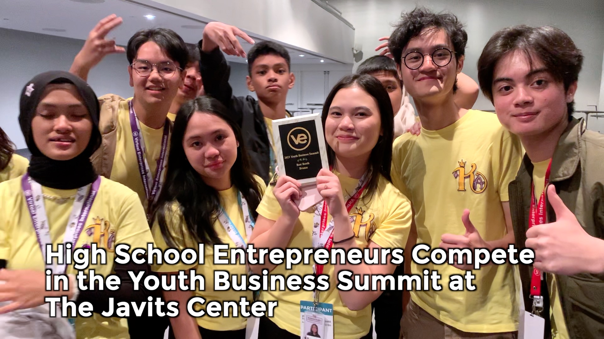 High School Entrepreneurs Compete in the Youth Business Summit at the Javits Center